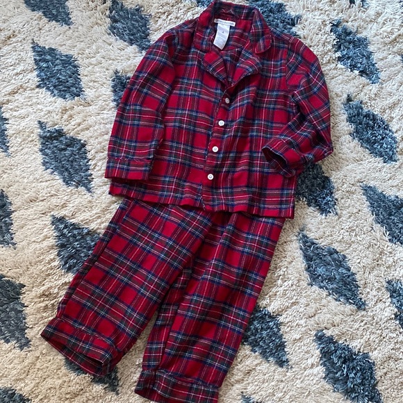 Pottery Barn Kids Pajamas Pottery Barn Kids Flannel Pajamas Sz 4t